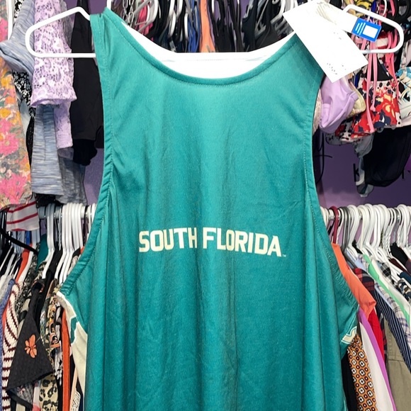FOCO USA Forever Collectibles™ South Florida open back running shirt College - Picture 3 of 12